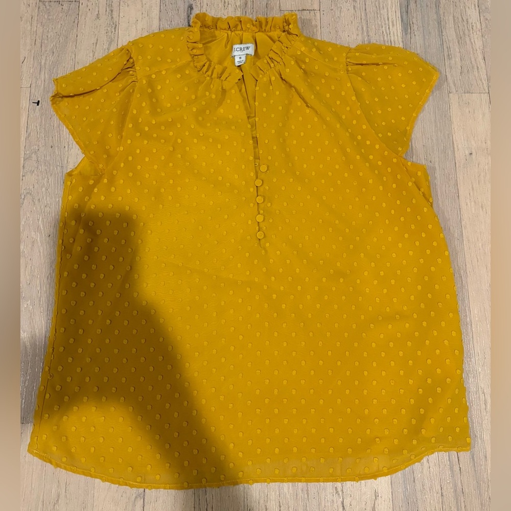 J. Crew Golden Yellow Blouse